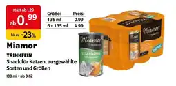Das Futterhaus Miamor Trinkfein Angebot