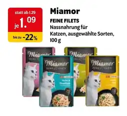Das Futterhaus Miamor Feine Filets Nassnahrung für Katzen Angebot