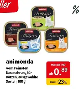 Das Futterhaus animonda vom Feinsten Nassnahrung für Katzen, ausgewählte Sorten Angebot