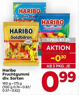 Billa Haribo Fruchtgummi Angebot
