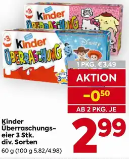 Billa Kinder Überraschungs- eier Angebot