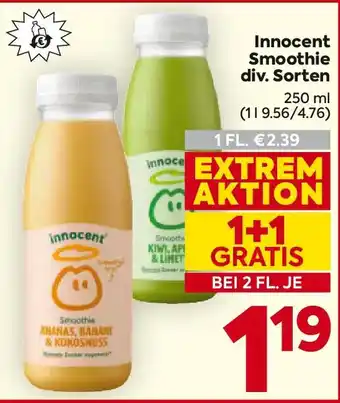 Billa Innocent Smoothie Angebot