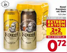 Billa Kozel premium od. dark Angebot