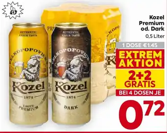 Billa Kozel premium od. dark Angebot