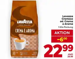 Billa Lavazza cremoso od. crema e aroma Angebot