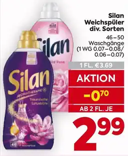 Billa Silan Weichspüler Angebot
