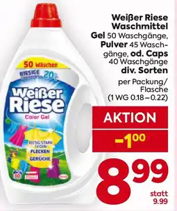 Billa Weißer riese waschmittel gel Angebot