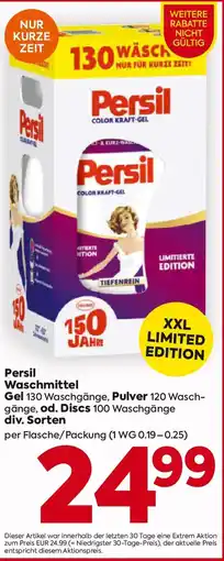 Billa Persil Waschmittel Gel Angebot