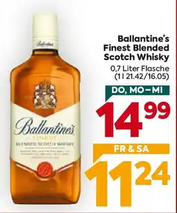 Billa Ballantine's finest blended scotch whisky Angebot