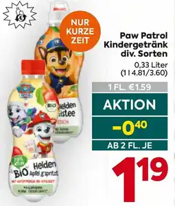 Billa Paw Patrol Kindergetränk Angebot