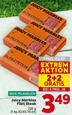 Billa Juicy marbles filet steak Angebot