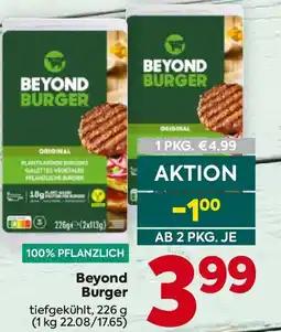 Billa Beyond burger Angebot