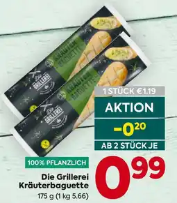 Billa Die Grillerei Kräuterbaguette Angebot