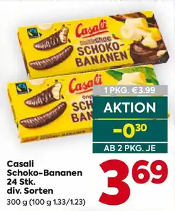 Billa Casali schoko bananen Angebot