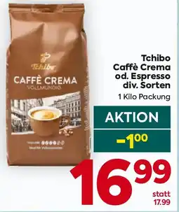 Billa Tchibo Caffè Crema od. Espresso Angebot