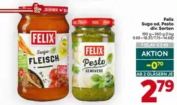 Billa Felix Sugo od. Pesto Angebot