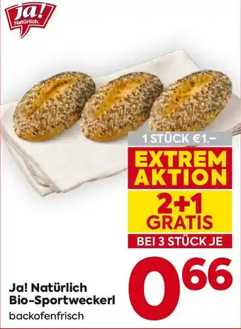Billa Ja! natürlich bio-sportweckerl Angebot