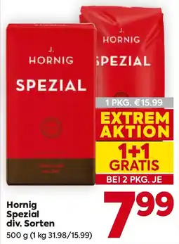 Billa Hornig Spezial Angebot