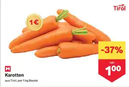 MPreis Karotten Angebot