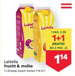 MPreis Lattella frucht & molke Angebot
