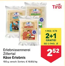 MPreis Erlebnissennerei Zillertal Käse Erlebnis Angebot