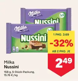 MPreis Milka nussini Angebot
