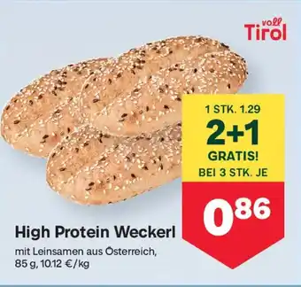 MPreis High protein weckerl Angebot