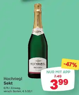 MPreis Hochriegl sekt Angebot