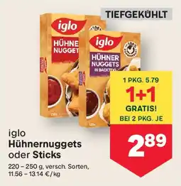 MPreis Iglo hühnernuggets oder sticks Angebot