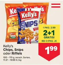 MPreis Kelly's chips, snips oder riffels Angebot