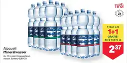 MPreis Alpquell mineralwasser Angebot