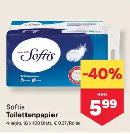 MPreis Softis toilettenpapier Angebot