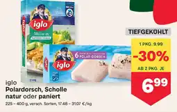 MPreis Iglo polardorsch, scholle natur oder paniert Angebot