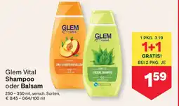 MPreis Glem vital shampoo oder balsam Angebot