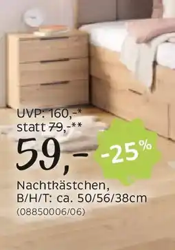 XXXLutz Nachtkästchen Angebot