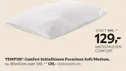 XXXLutz Tempur comfort schlafkissen pureclean soft/medium Angebot