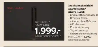 Induktionskochfeld ex80bhl26e/ ex87bhl26e