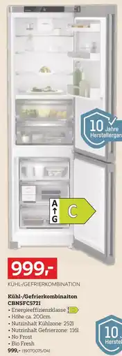 XXXLutz Kühl gefrierkombination cbnsfc5721 Angebot