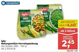 ADEG iglo Naturgemüse Vorratspackung Angebot