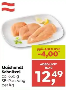 ADEG Maishendll Schnitzel Angebot
