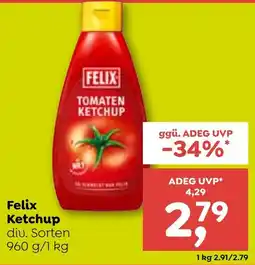 ADEG Felix Ketchup Angebot
