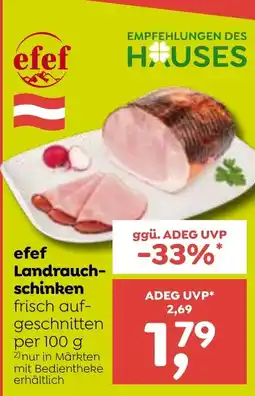 ADEG efef Landrauchschinken Angebot