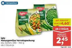 ADEG iglo Naturgemüse Vorratspackung Angebot