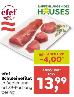 ADEG efef Schweinefilet Angebot