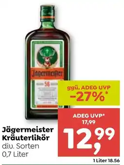 ADEG Jägermeister Kräuterlikör Angebot