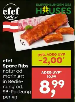 ADEG efef Spare Ribs Angebot