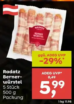 ADEG Radatz Berner-würstel Angebot