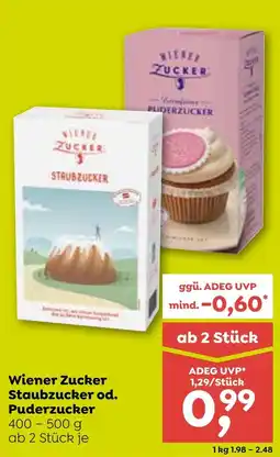 ADEG Wiener Zucker Staubzucker od. Puderzucker Angebot