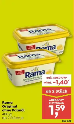 ADEG Rama Original ohne Palmöl Angebot