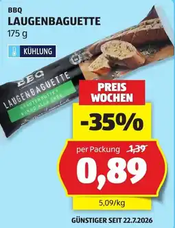 Hofer BBQ Laugenbaguette Angebot